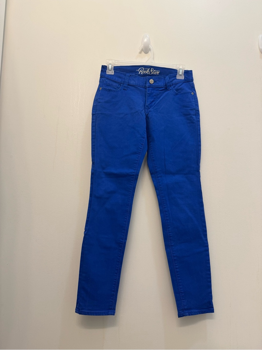 Old Navy Low Rise Cobalt Blue Skinny Jeans